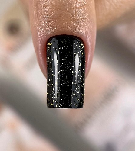 ��� ��� ����� ��� MATTE FLAKES TOP GEL GOLD