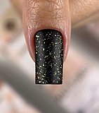 ��� ��� ����� ��� MATTE FLAKES TOP GEL GOLD