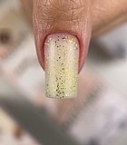 טופ מאט פתיתי זהב MATTE FLAKES TOP GEL GOLD טופ מאט פתיתי זהב MATTE FLAKES TOP GEL GOLD