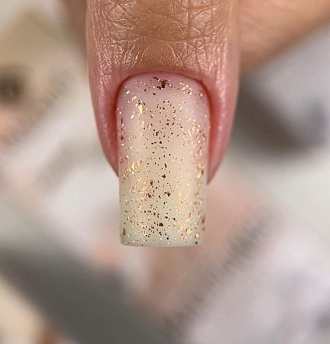 ��� ��� ����� MATTE FLAKES TOP GEL ROSE