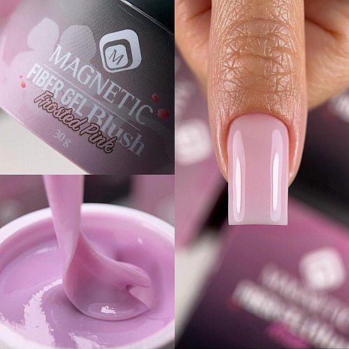 �� ���� FIBER GEL FROSTED PINK 30G