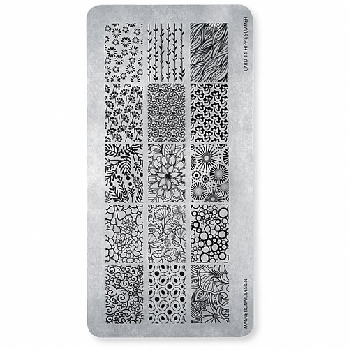 ���� ������- Hippie summer stamp palte